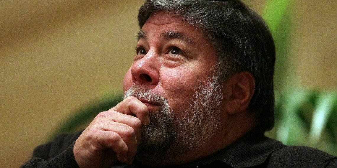 SAN FRANCISCO - FEBRUARY 01:  Apple Computer co-founder and philanthropist Steve Wozniak pauses while speaking at the Bay Area Discovery Museum's Discovery Forum February 1, 2010 in San Francisco, California.  The annual Discovery Forum increases awareness about the importance of childhood creativity, and raises funds for the Museum's educational exhibitions and programs. (Photo by Justin Sullivan/Getty Images)