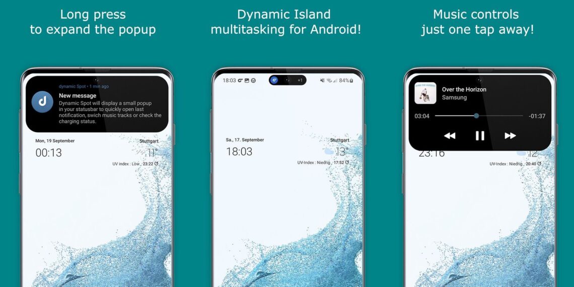 Android-ზე გამოუშვეს აპლიკაცია, რომელიც iPhone 14 Pro-ს Dynamic Island-ს აკოპირებს